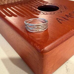 Sterling Silver Multi-Band Stackable Ring - Silver